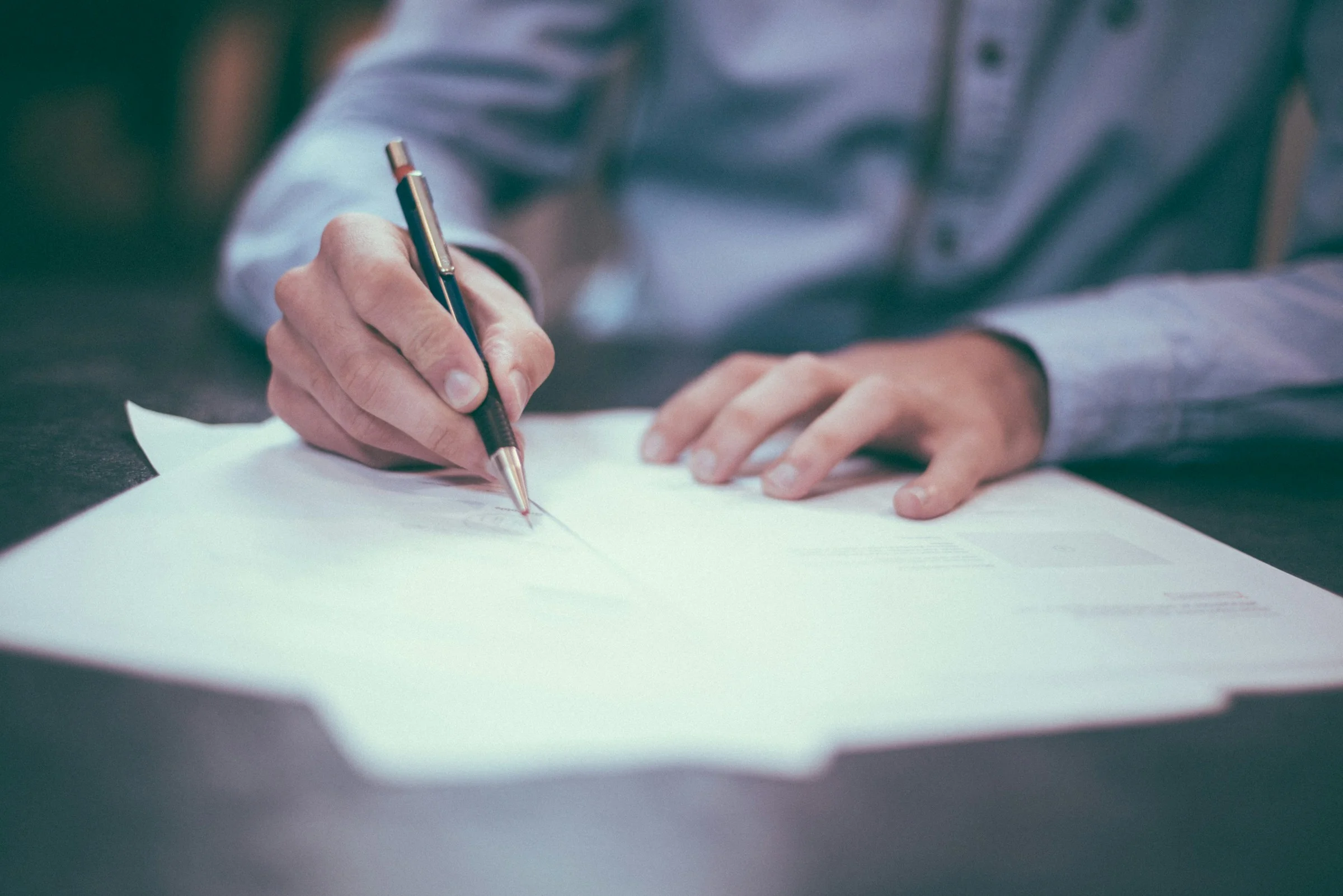 Signing agreement